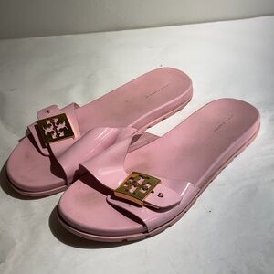Used Tory Burch Pink Slide Sandals women’s size 10 M